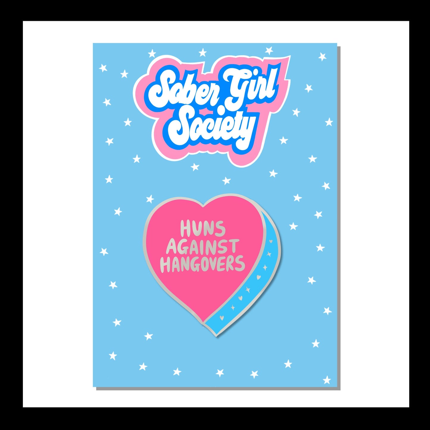 Huns Against Hangovers Pin Badge