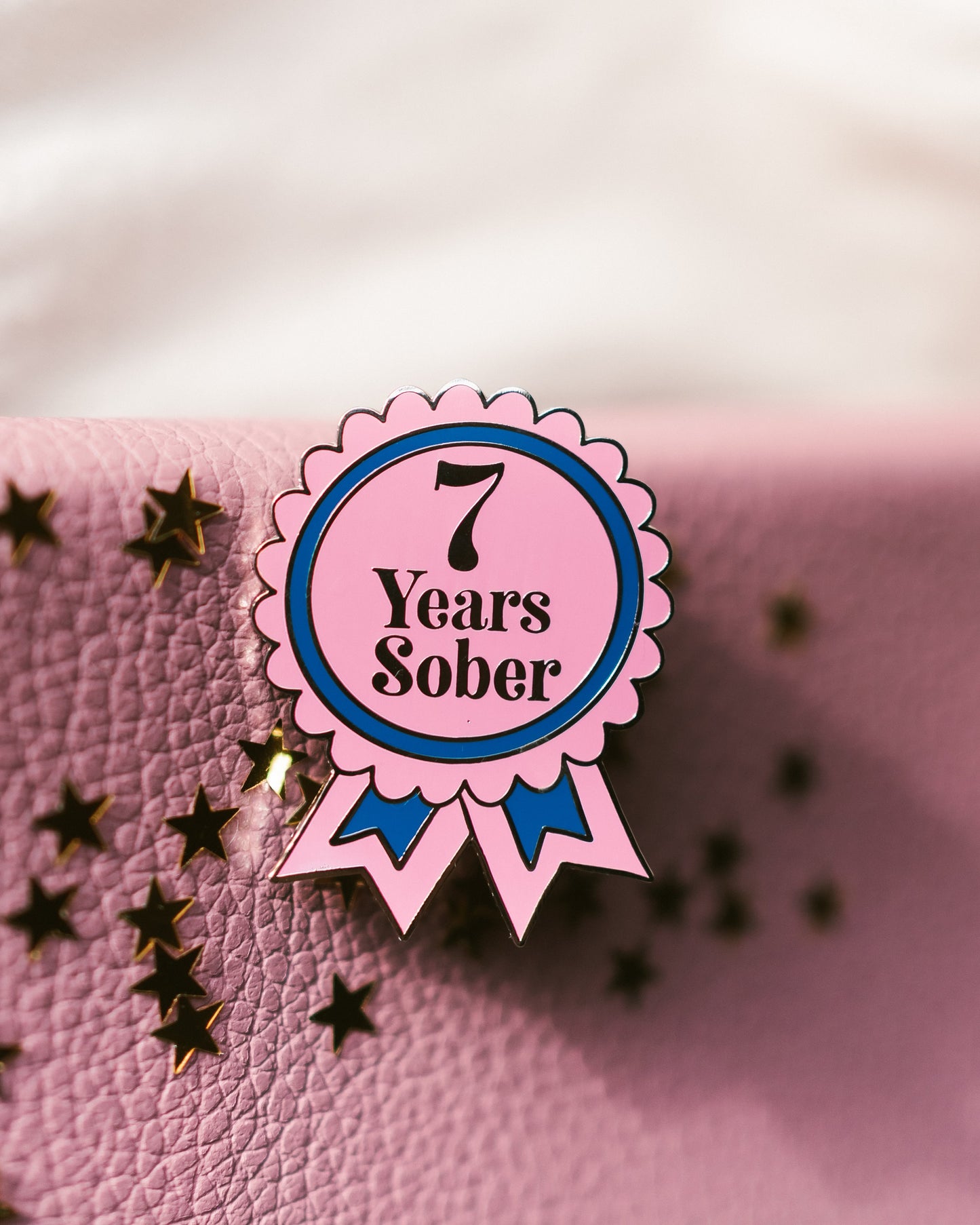 7 Years Sober Pin