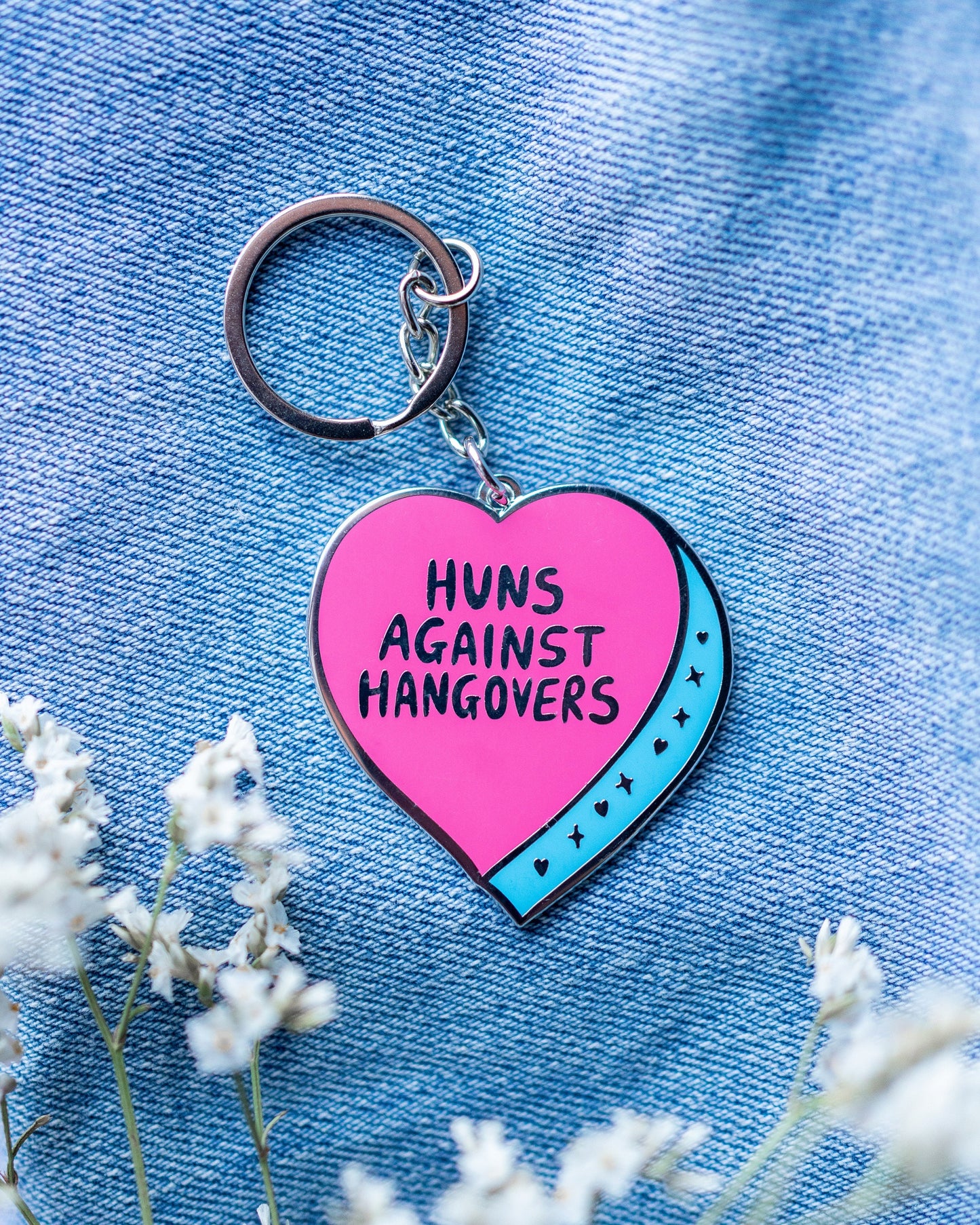 Huns Against Hangovers Keyring