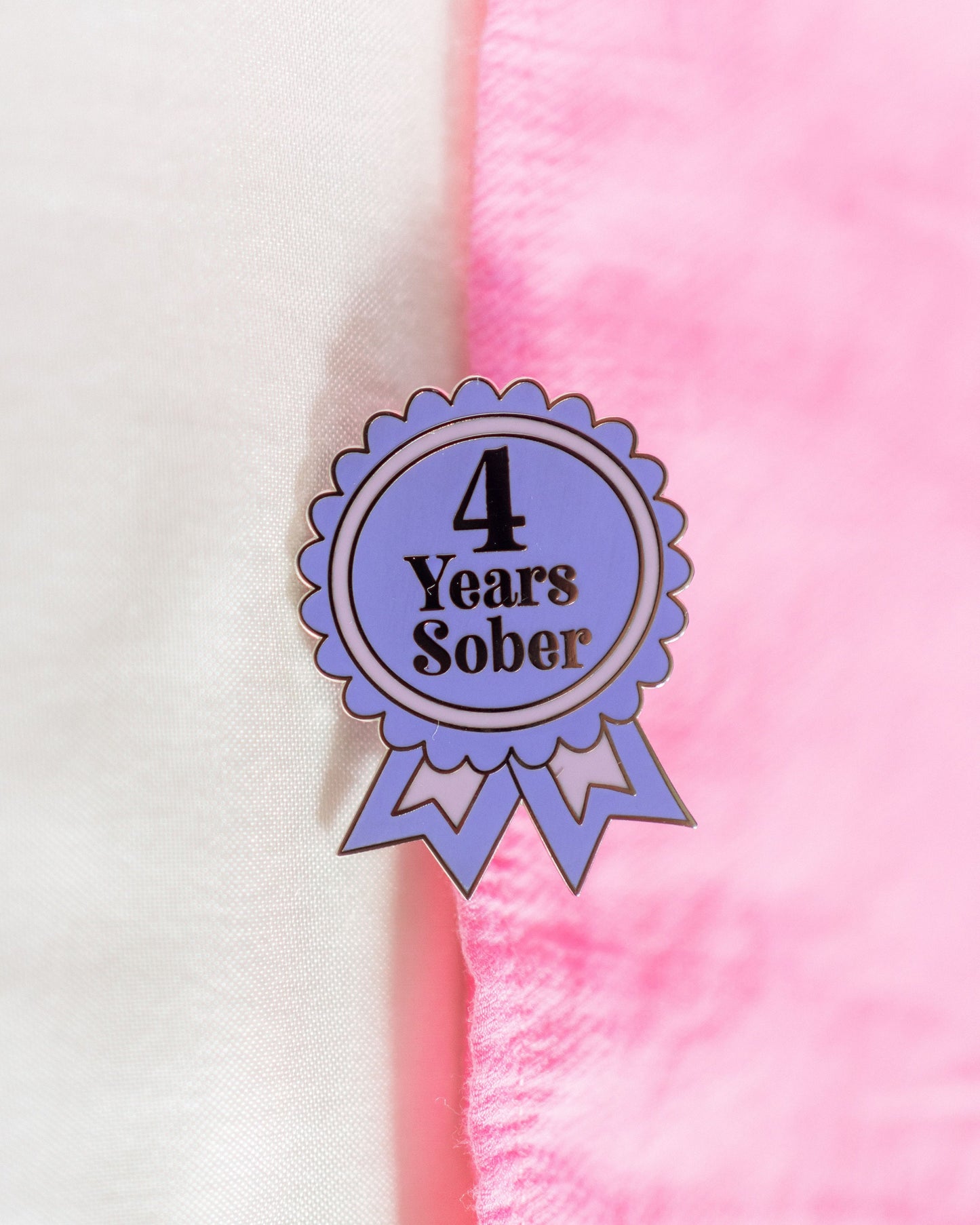 4 Years Sober Pin