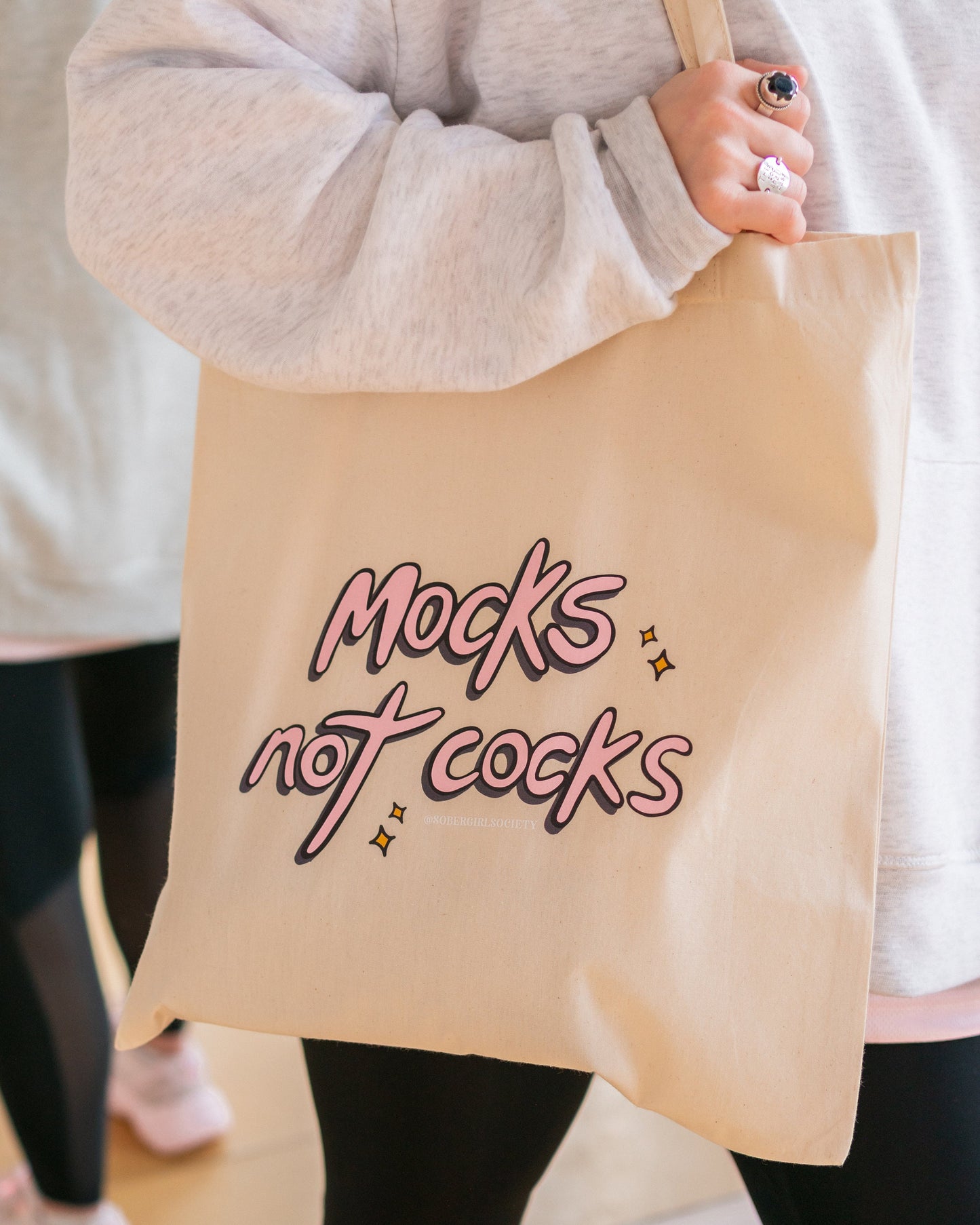Mocks Not C**ks Tote Bag