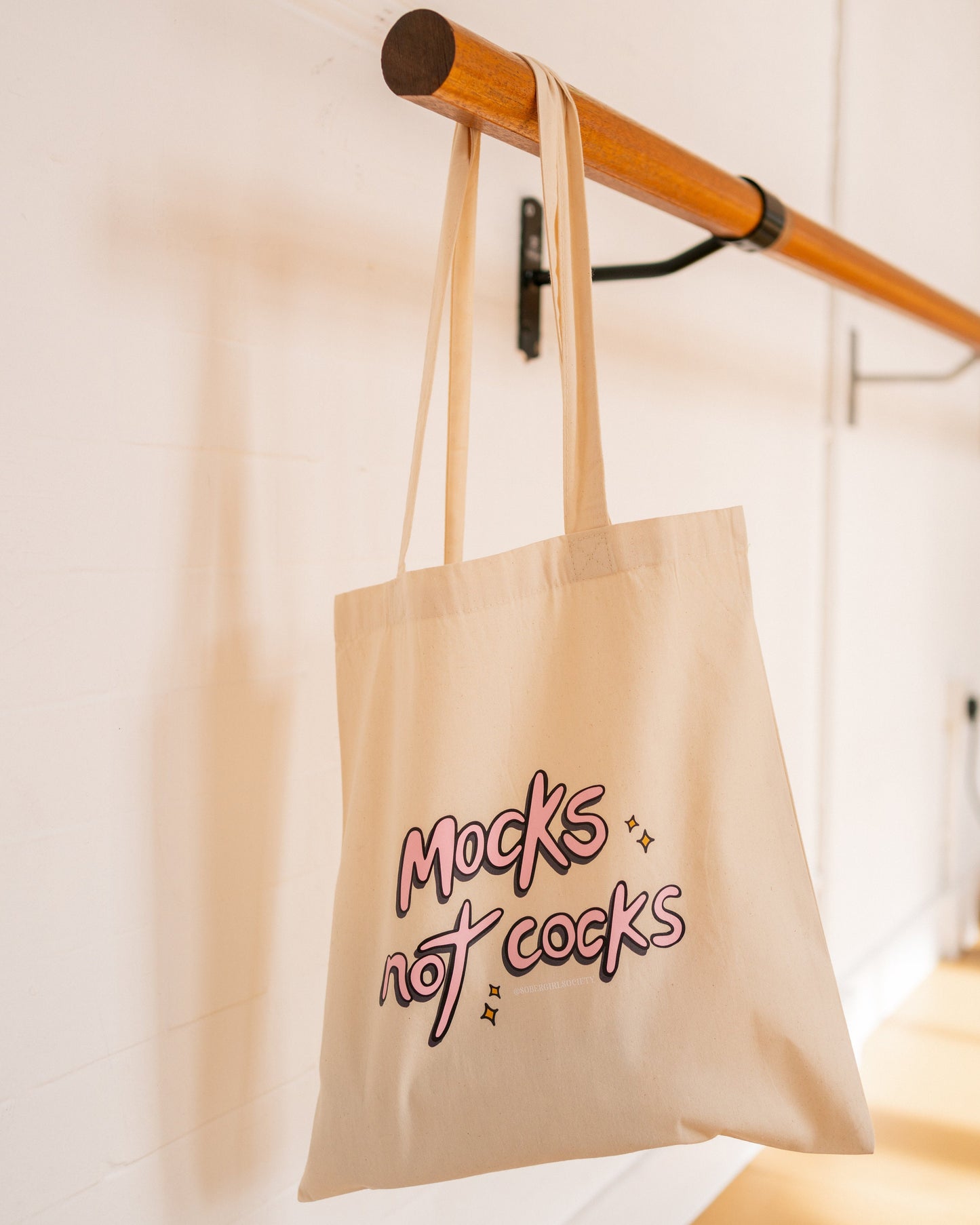 Mocks Not C**ks Tote Bag