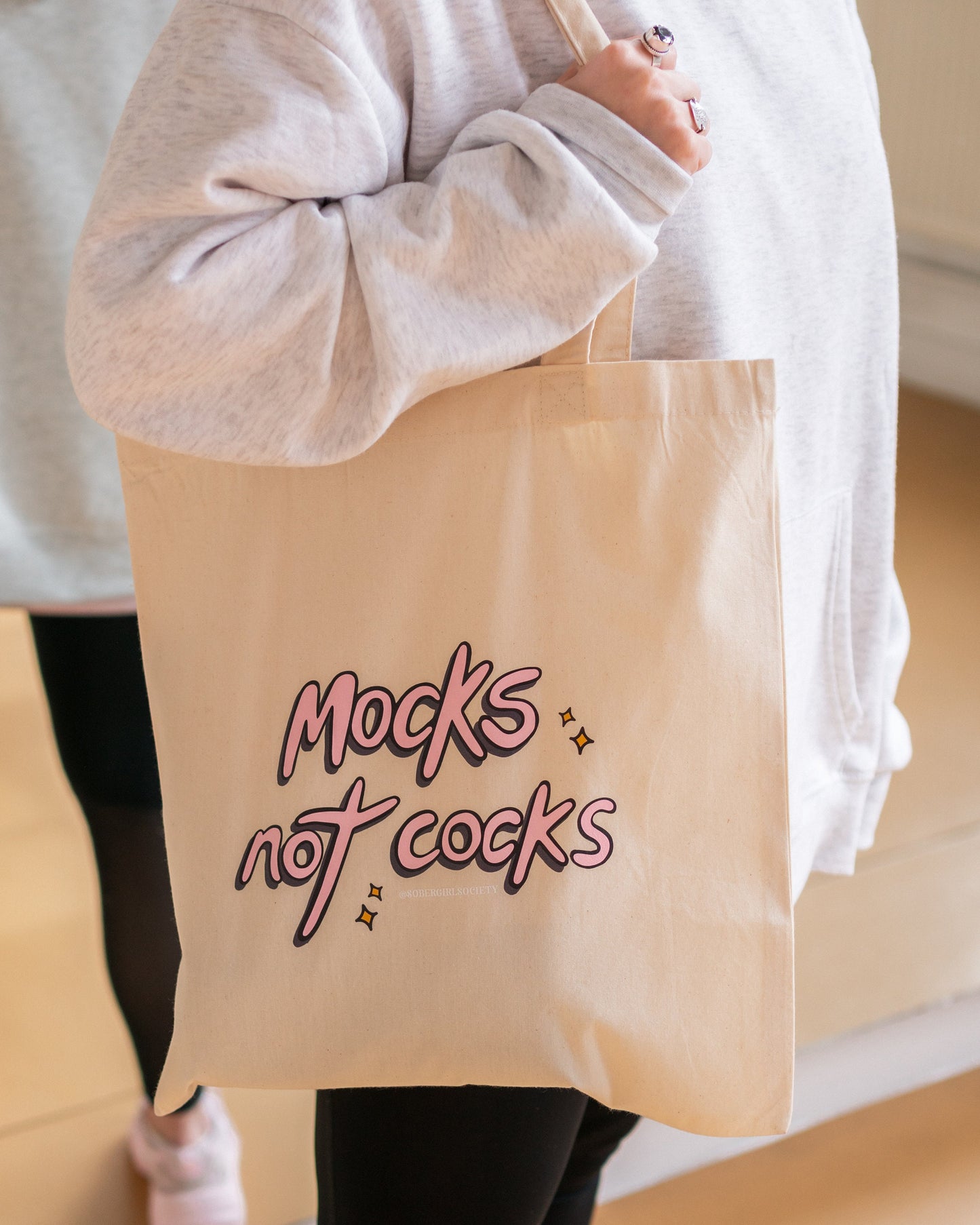 Mocks Not C**ks Tote Bag