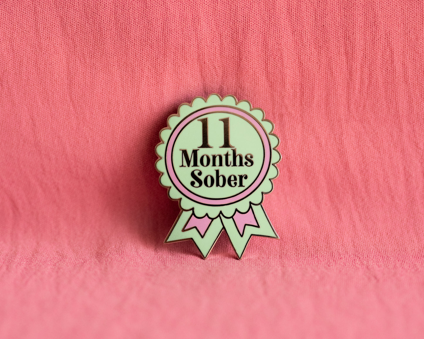 11 Months Sober Pin