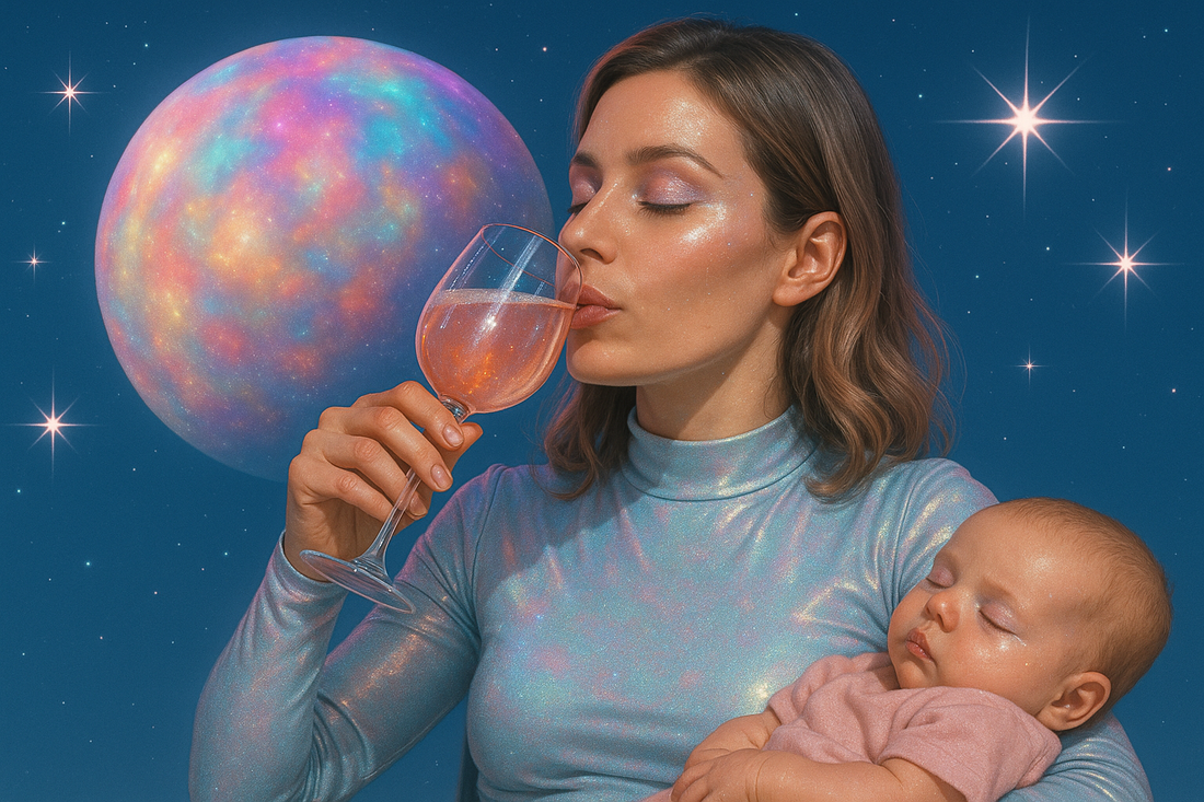 Battling the “mummy juice” cliché as a new sober mum