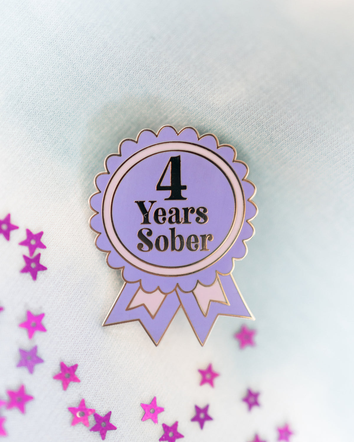 Sober Milestone Pin [1 Month - 10 Years Milestones Available]
