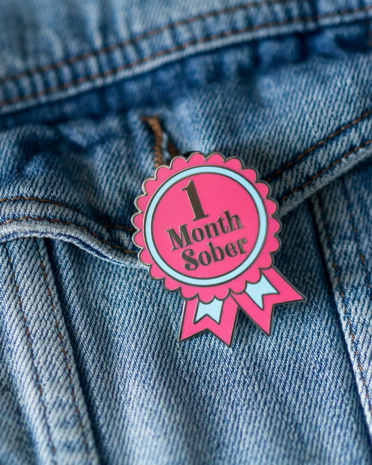 Sober Milestone Pin [1 Month - 10 Years Milestones Available]