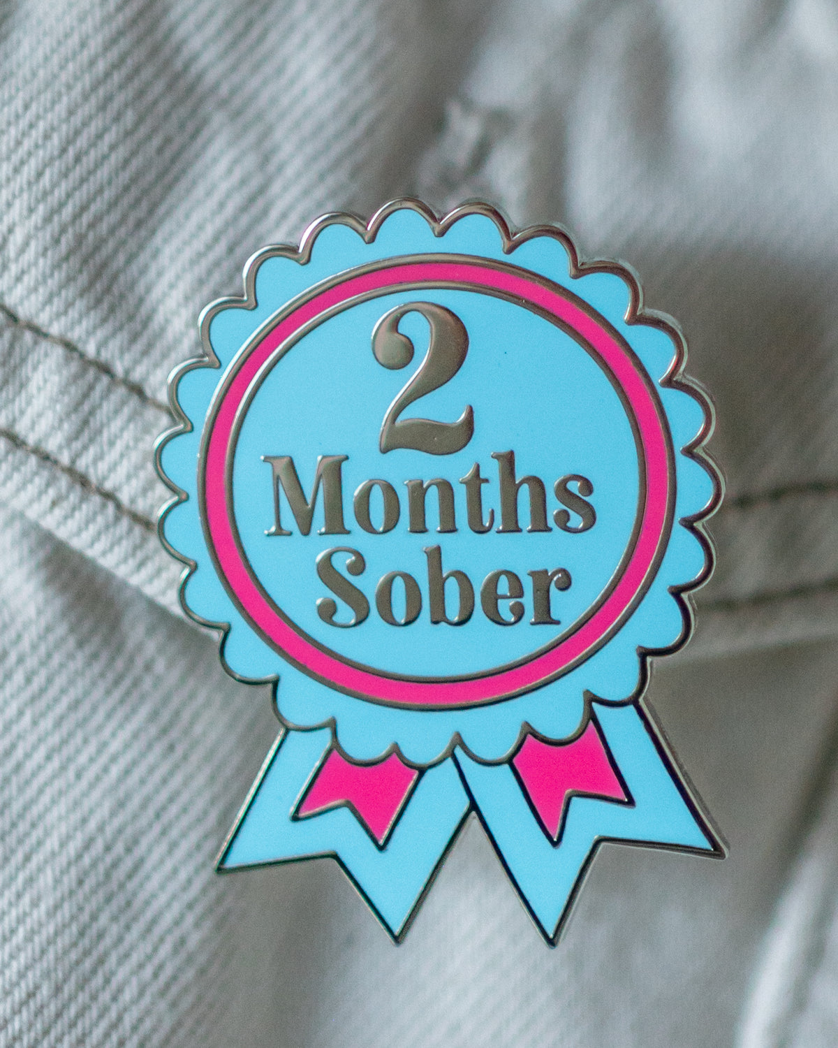 Sober Milestone Pin [1 Month - 10 Years Milestones Available]
