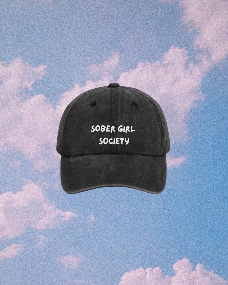 Sober Girl Society Cap Charcoal