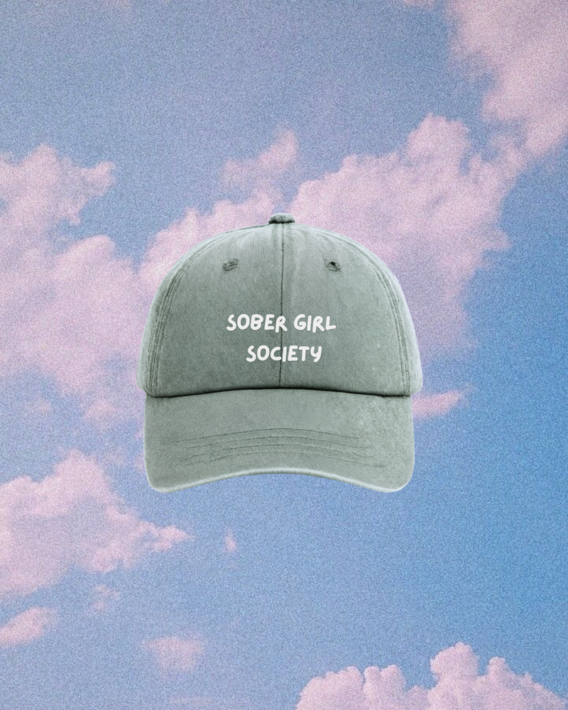 Sober Girl Society Cap Sage Green