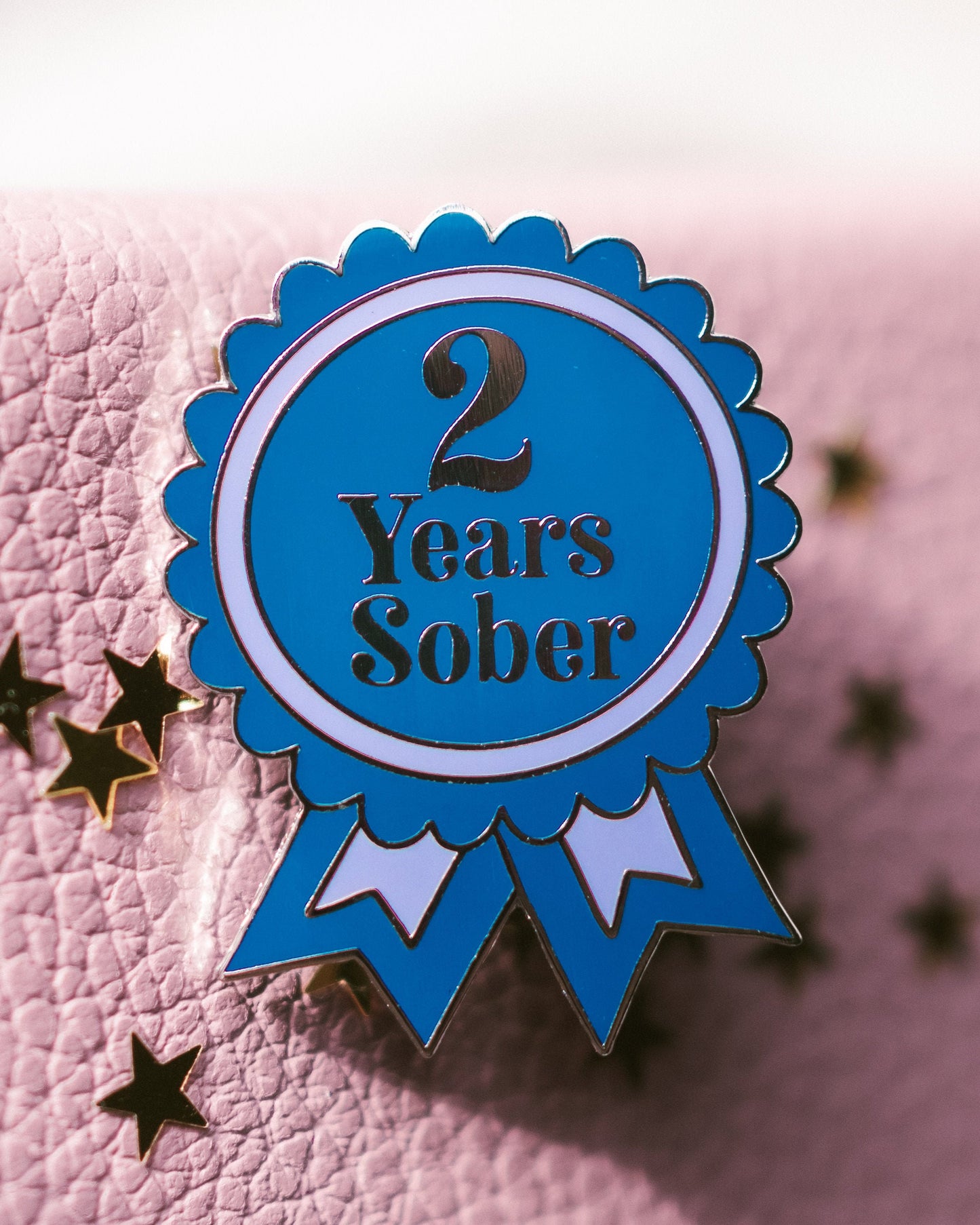 2 Years Sober Pin