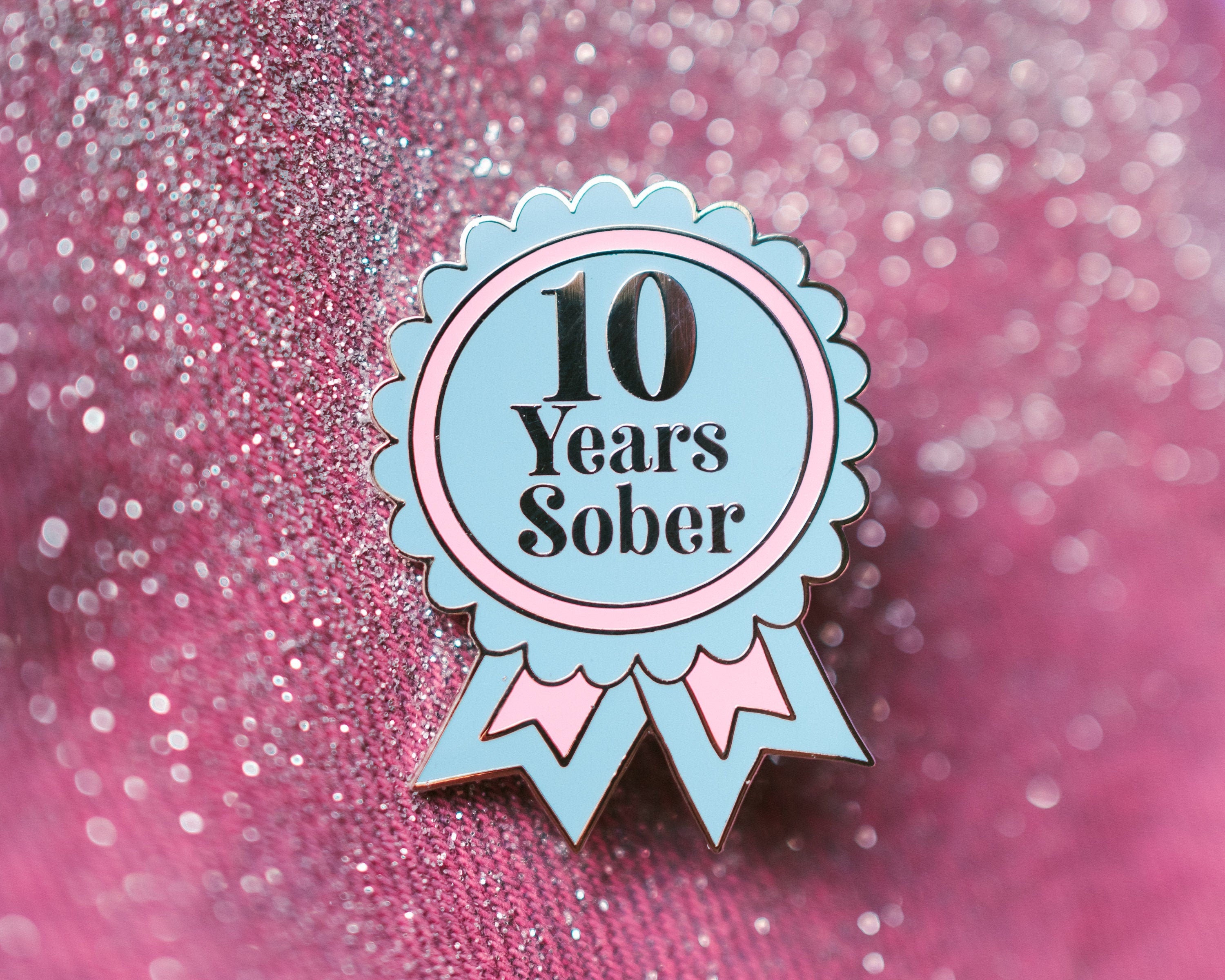 10 Years Sober Pin – Sober Girl Society