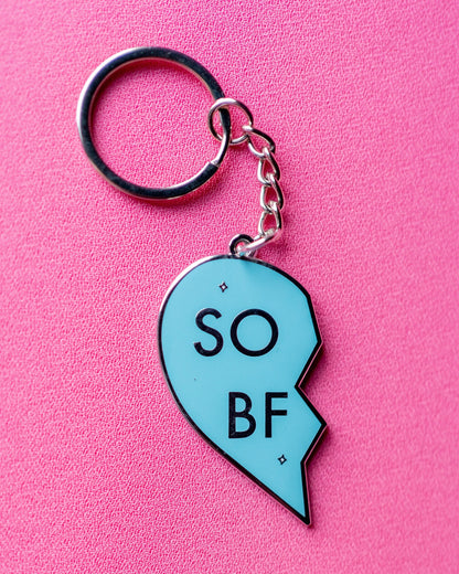 Sober BFF 2-part Keyring