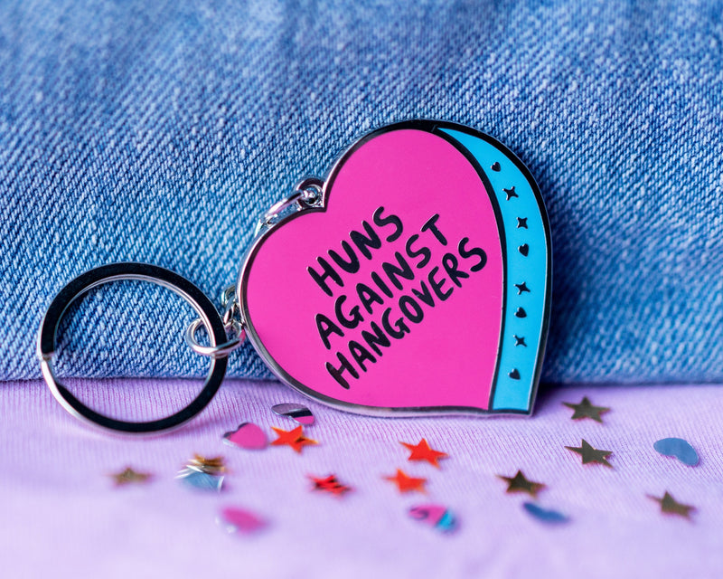 Huns Against Hangovers Keyring