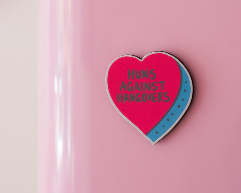 Huns Against Hangovers Fridge Magnet