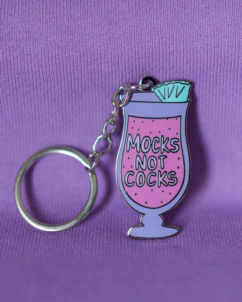 Mocks Not Cocks Keyring