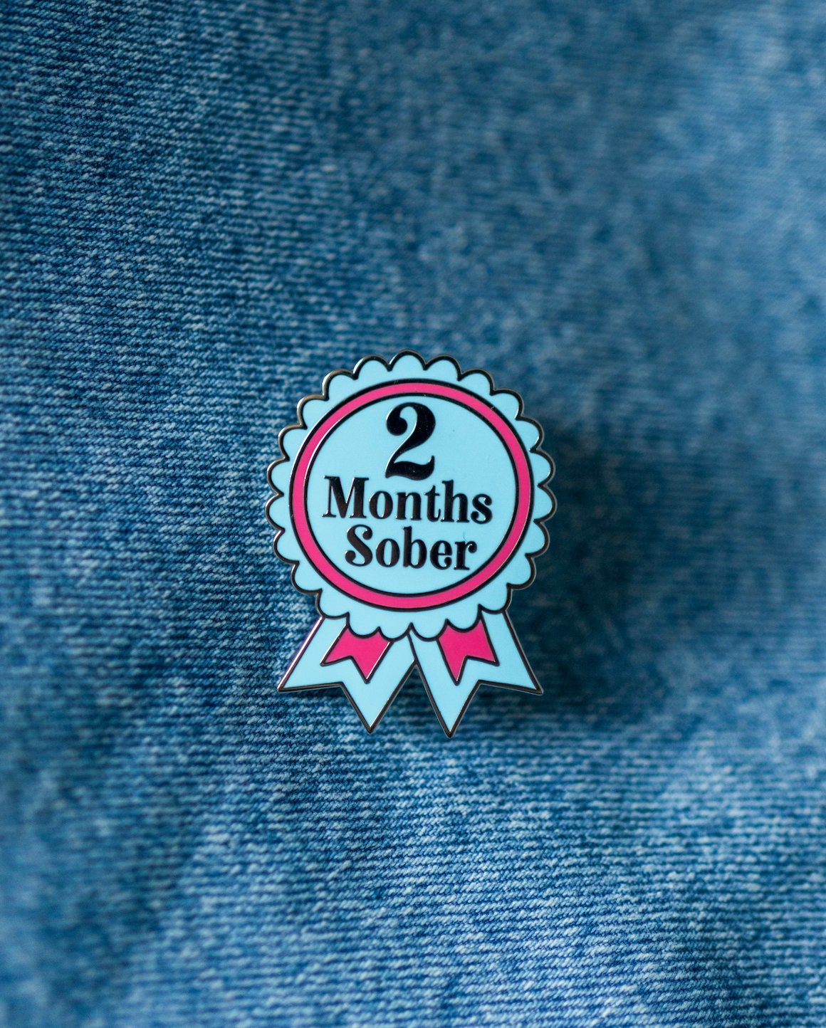 2 Months Sober Pin