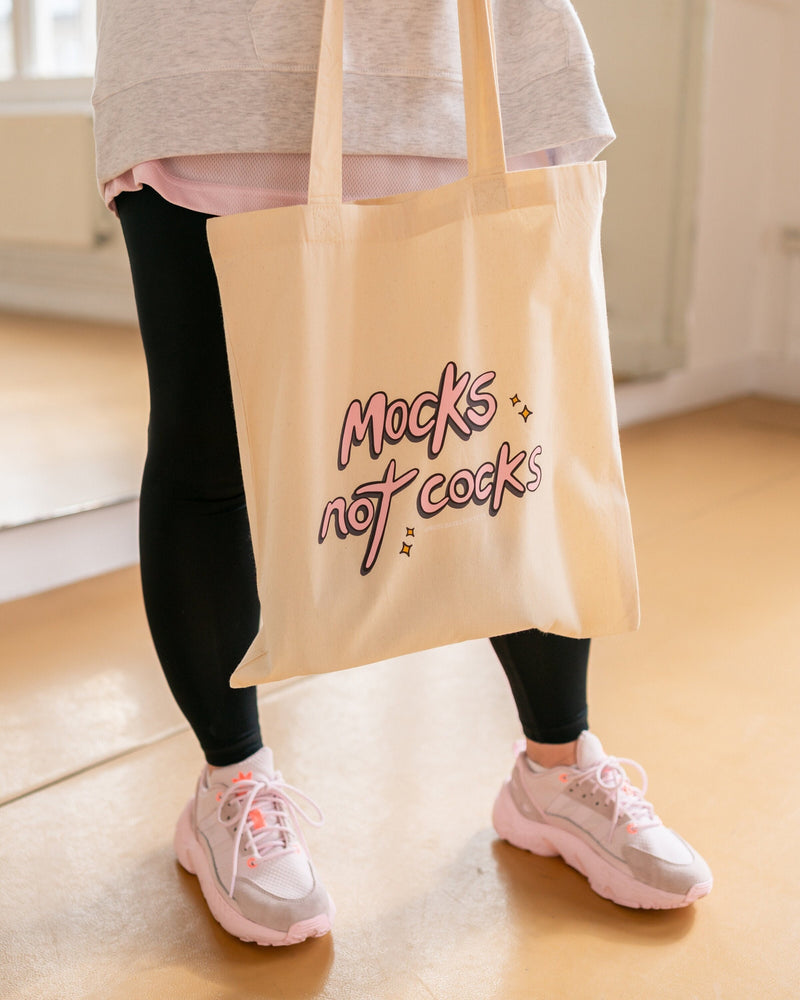 Mocks Not C**ks Tote Bag