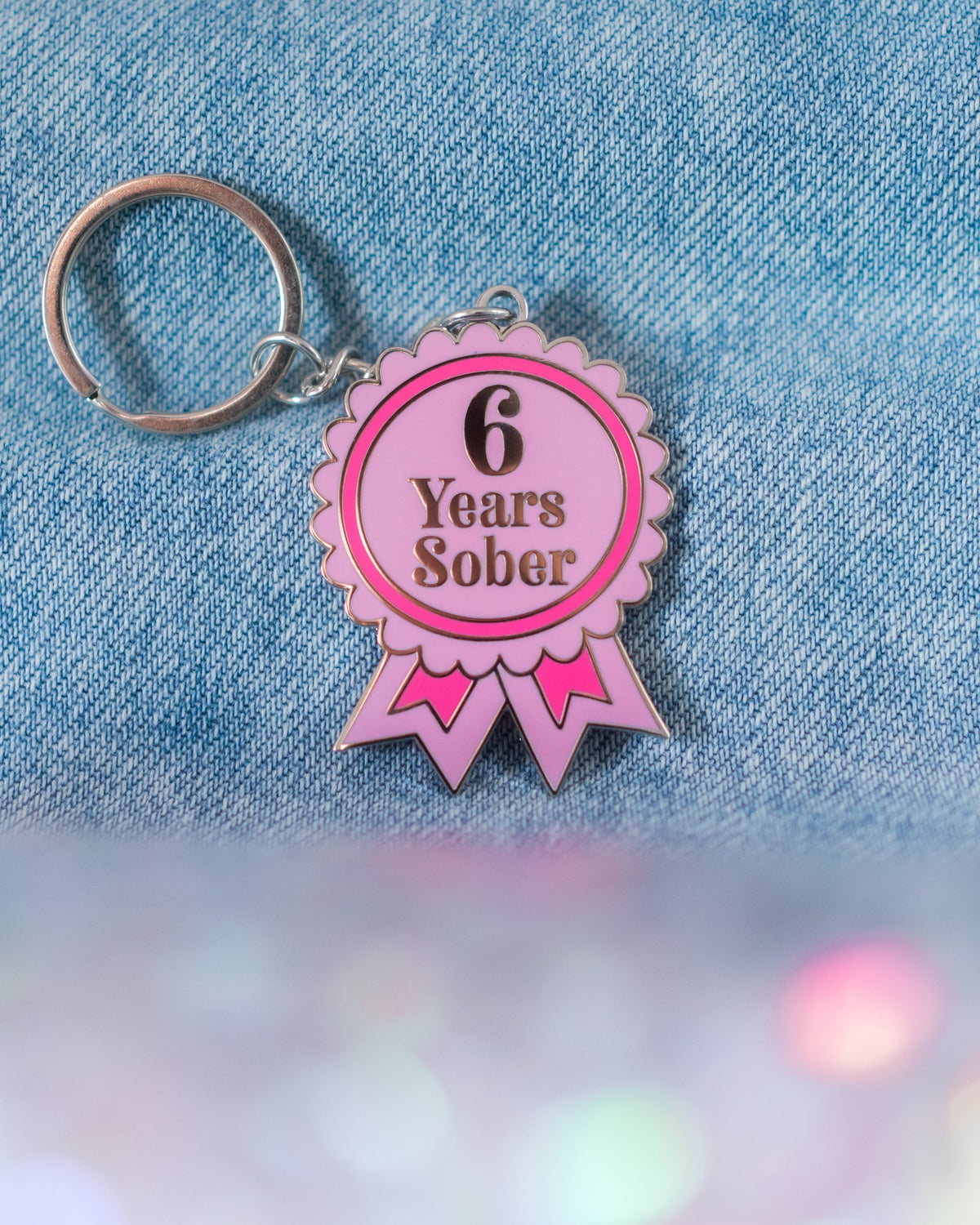 Sober Milestone Keyring [1 Month - 10 Years Milestones Available]
