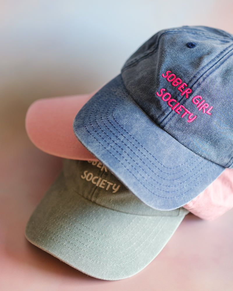 Sober Girl Society Embroidered Cap