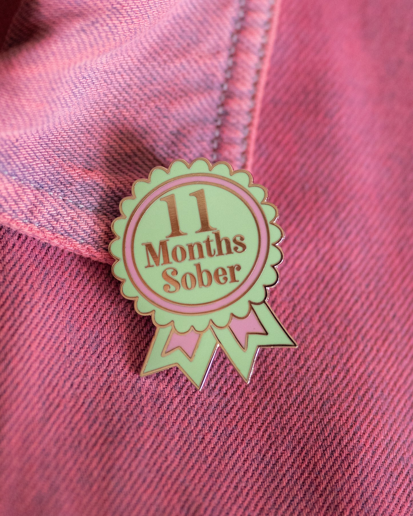 11 Months Sober Pin