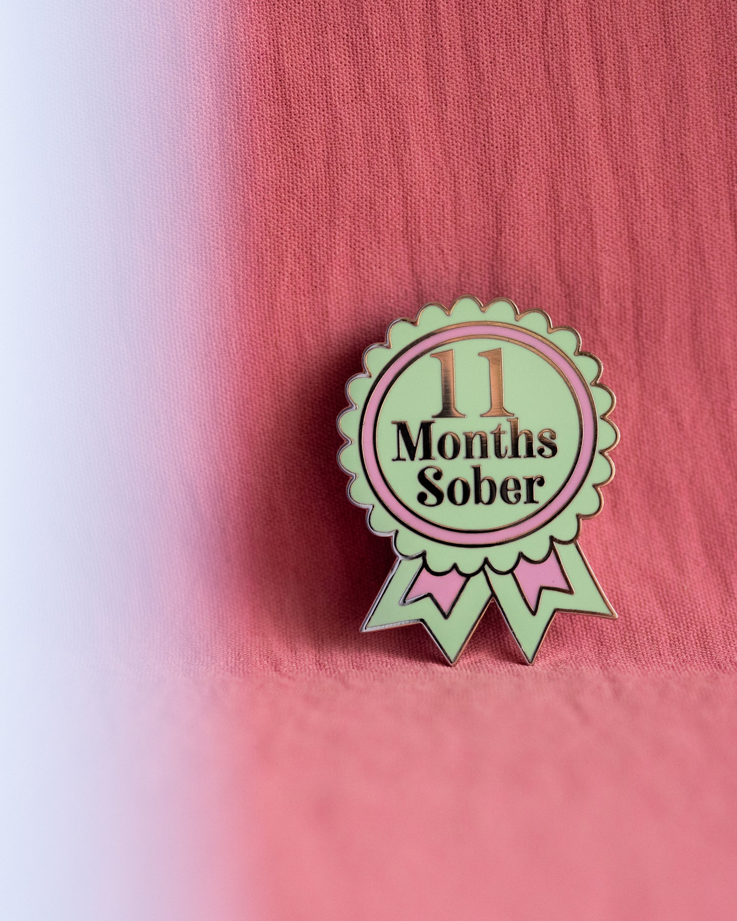 11 Months Sober Pin