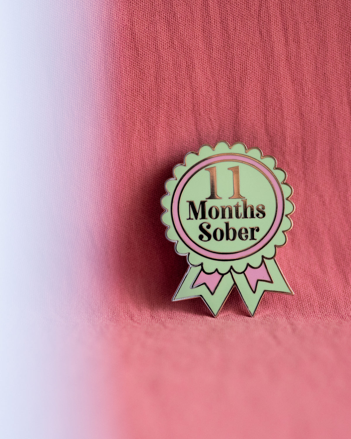Sober Milestone Pin [1 Month - 10 Years Milestones Available]