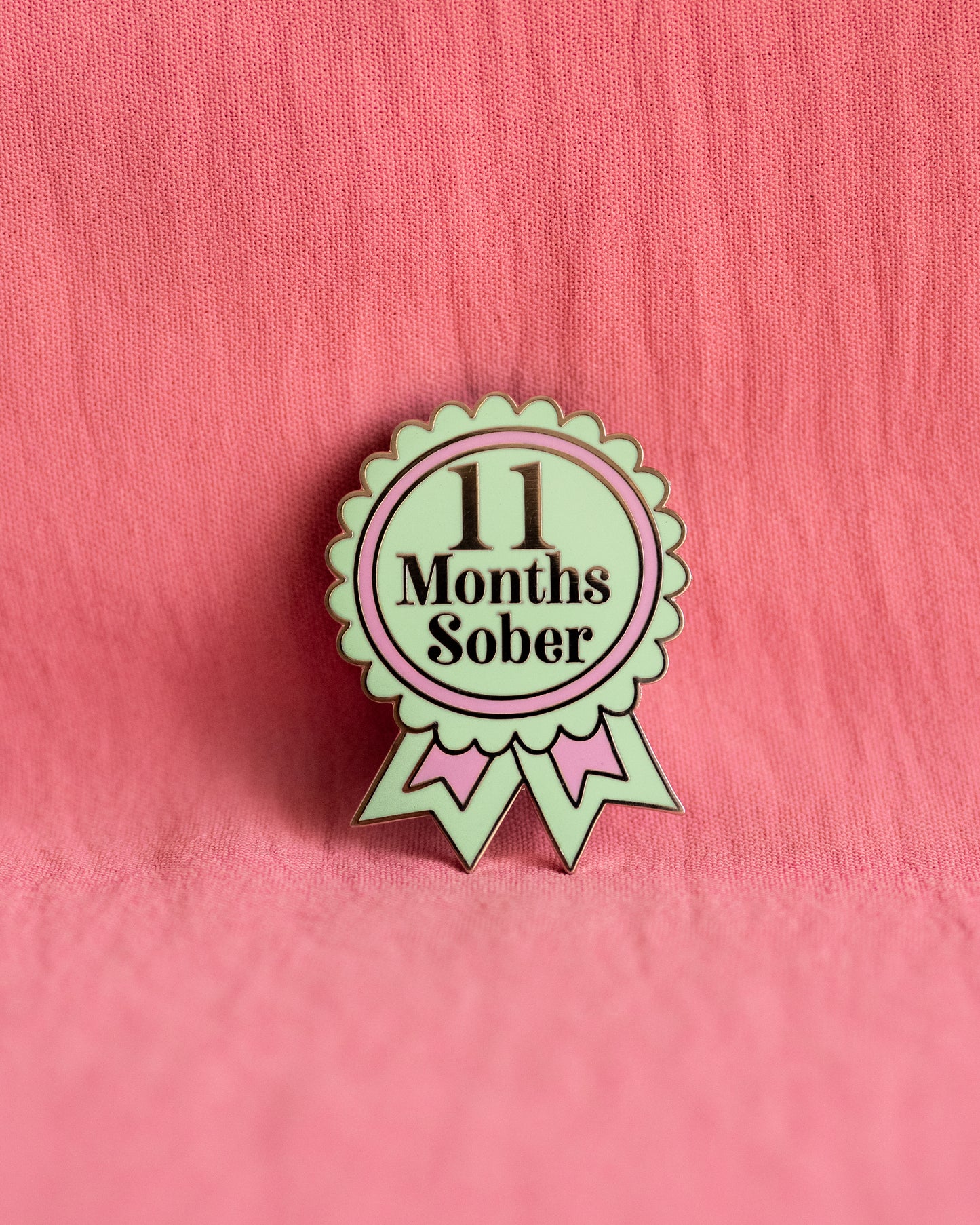 11 Months Sober Pin