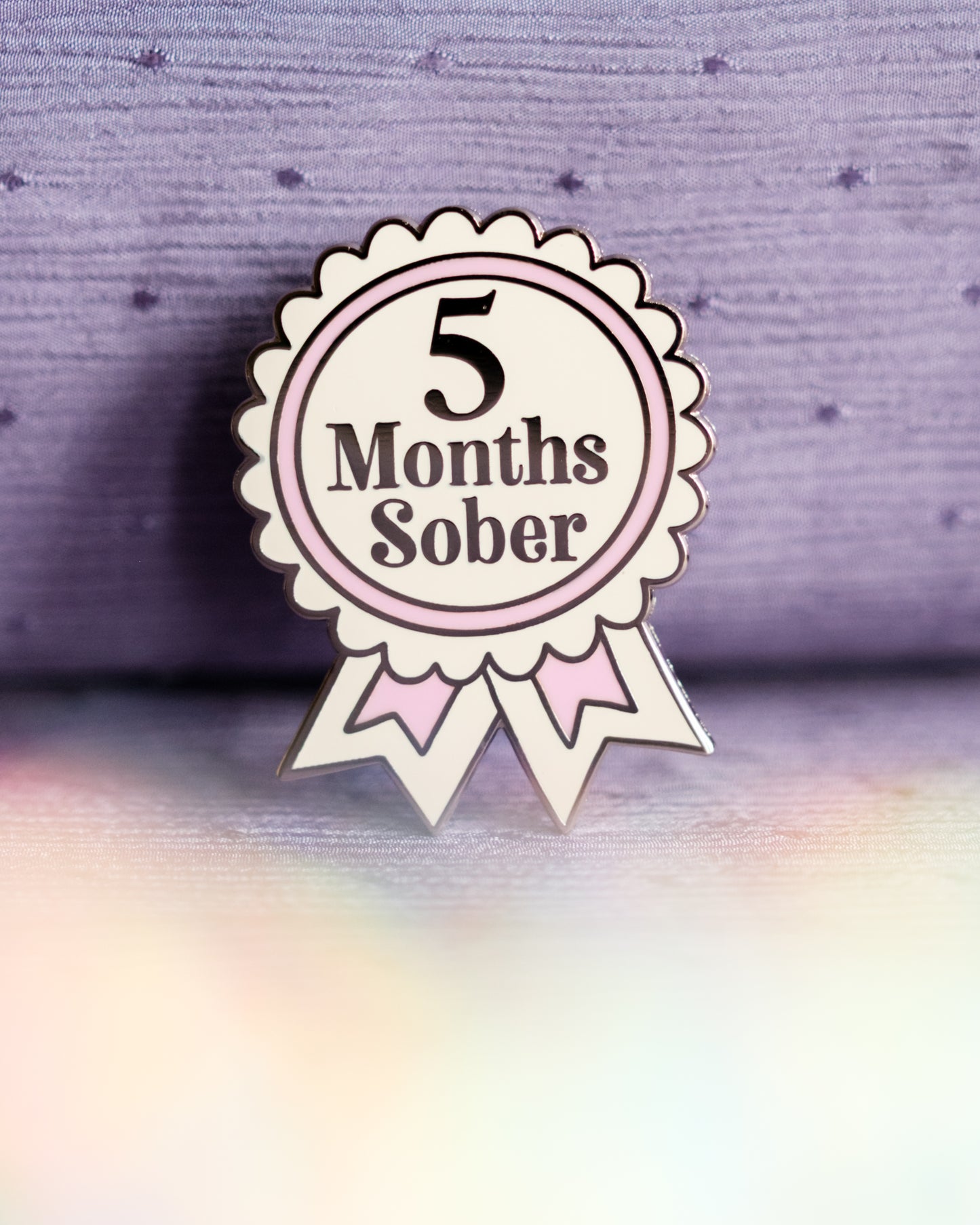5 Months Sober Pin